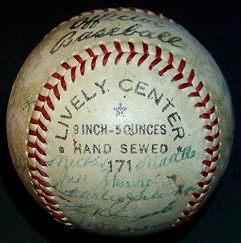 1954 NY Yankees tim potpisao je bejzbol Mickey Mantle Yogi Berra 24 Autos JSA loa! - AUTOGREMENA BASEBALLS