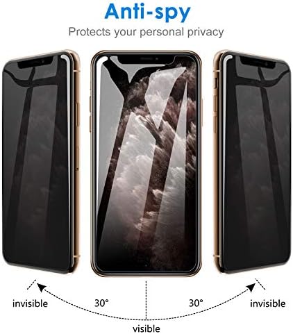 JETech iPhone 11 Pro Zaštita ekrana za privatnost i paket futrola za postolje