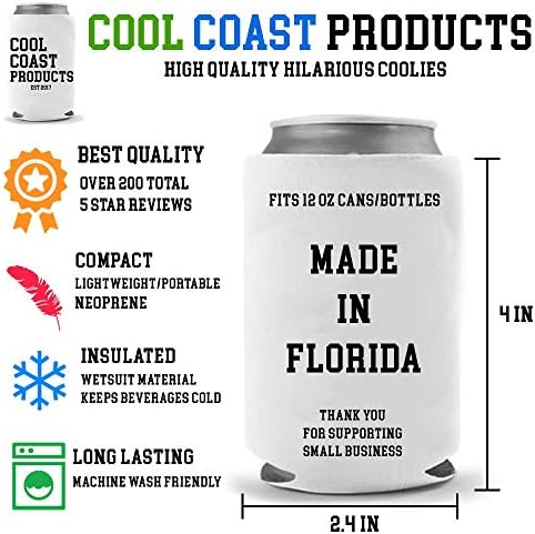 Cool Coast Products | Predsjednik Brandon Beer Coolie | Očev dan Joe Biden poklon | Funny Novelty Hugger Huggie | Ispod 10 poklona | Kvalitetni neopren može hladnjak C169