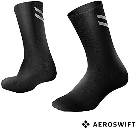 Aeroswift 1 Paket Performanse Atletske Kompresije Reflektirajuće Trčanje Teretana Biciklizam Protiv Mirisa Crew Čarape