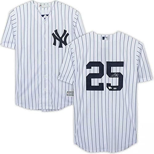 Gleyber Torres autografirao Njujork Yankees Pinstripe dres na fanatiku - autogramirani MLB dresovi