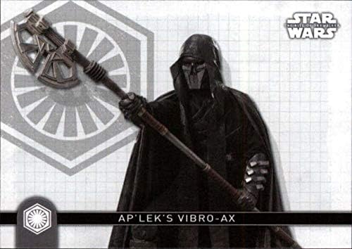 2020 TOPPS Star Wars Raspon Skywalker serije 2 Oružje W-6 Ap'lek Vibro AX Trgovačka kartica