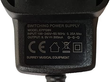 Zamjena napajanja za Casio LK-110 adapter za tipkovnicu UK 9V