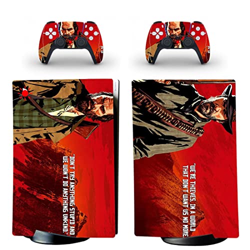 Igra GRed Deadf i Redemption PS4 ili PS5 skin naljepnica za PlayStation 4 ili 5 konzolu i 2 kontrolera naljepnica Vinyl V9283