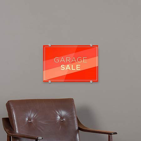 CGsignLab | Garaža Prodaja -Moderna dijagonala Premium akrilni znak | 18 x12
