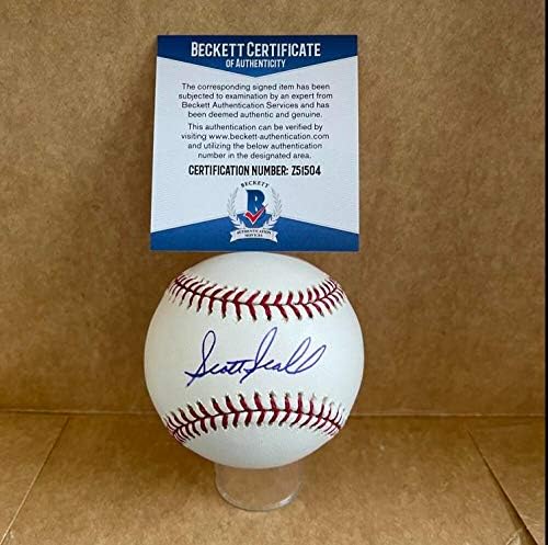 Scott Seabol Yankees / Cardinals potpisali su auto M.L. Bejzbol Beckett Z51504