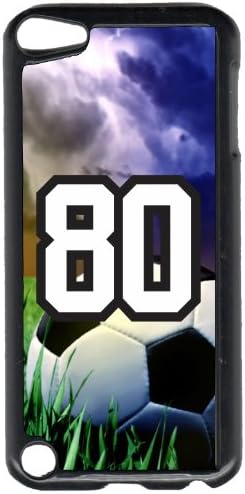 iPod Touch Case odgovara fudbalskoj lopti 6. generacije ili 5. generacije 0100 Odaberite bilo koji dres igrača broj 12 u Crnoj plastici