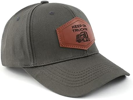 Kamiondžija šešir za tatu, Bejzbol šešir Papa kapa Laser gravirana kožna zakrpa kamiondžija šešir