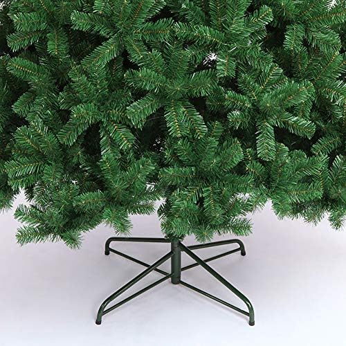 Dulplay High Premium umjetno božinsko drvce, smreka metalna šarka sa zglobovanim neobrađenim Xmasom za odmor za odmor-zelena 9,8ft