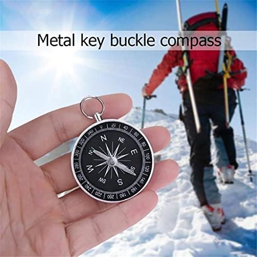 KFJBX 1pcs Travel Camping Pješačenje Kompas Alat za prijenosni aluminijumski kompas Hitni kompas navigacija sa klipnicama na otvorenom