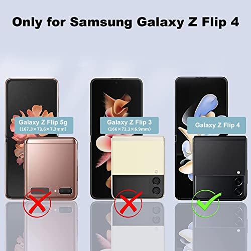 za Samsung Z Flip 4 futrola: Ultra tanka zaštitna futrola za telefon za Galaxy Z Flip 4 5G