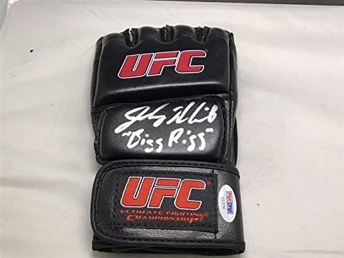 Johny Bigg Rigg Hendricks potpisao UFC rukavice sa autogramom PSA / DNK COA 1a-MLB rukavice sa autogramom