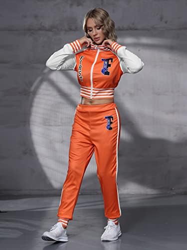 Chicyes 2023 Ženska odjeća za dvije komade Trackits Jakna s dugim rukavima i hlače Jogger Set Duks