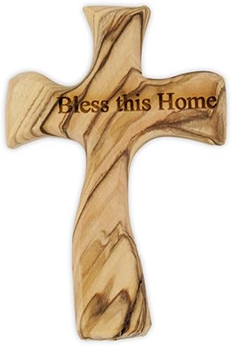 MENERARE maslinovni molitveni križ maslina - ruka izrađena u Svetom zemljištu