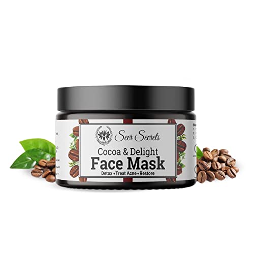 Allergy Cocoa Delight maska za lice za uklanjanje preplanulosti i zatezanje pora | uklanja višak ulja i mitesera / za muškarce i žene