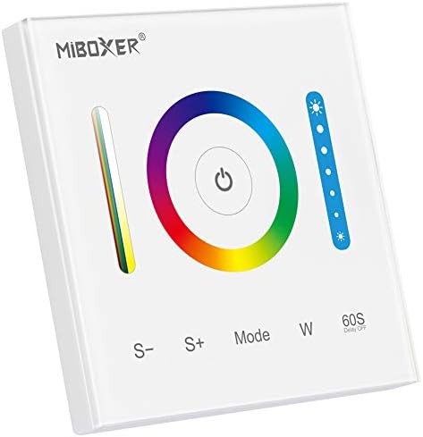 LGIDTECH P3 Miboxer zidni full touch panel kontroler za 3528 5050 2835 RGB RGBW RGB+CCT zatamnjiva LED traka za promjenu boje DC 12-24V