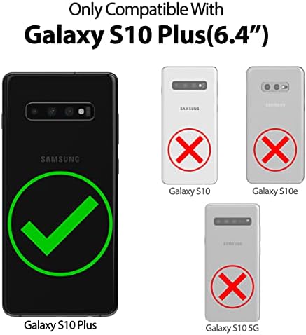 Goospery Clear Jelly za Samsung Galaxy S10 Plus Case Slim tanka gume TPU futrola - bistra