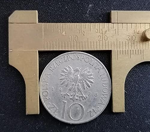 Europski set novčića, rana Poljska 10 Zloty 10 juanskog karaktera Komemorativni novčić, pjesnika, kolekcija stranih valuta