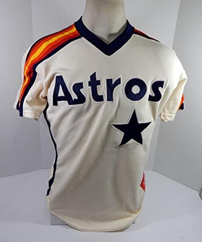 1987 Houston Astros Jim Deshaies 43 Igra Polovni krem ​​dres 44 DP35468 - Igra Polovni MLB dresovi
