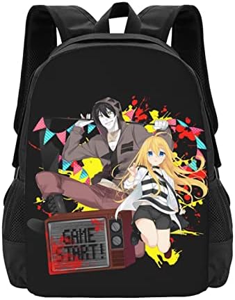 Klliki anđeli smrti Anime Veliki kapacitet ruksak za slobodno vrijeme Laptop ruksak za laptop velika torba Studentska školska torba