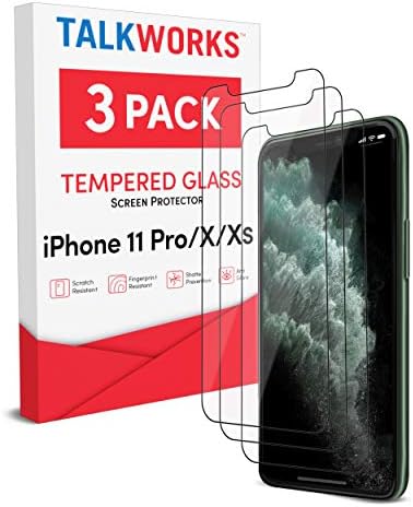 TalkWorks iPhone 8 Plus zaštitnik ekrana 3 Paket kaljeno staklo Film Durable 0.33 mm 9H tvrdoća & amp; iPhone 11 Pro zaštitnik ekrana