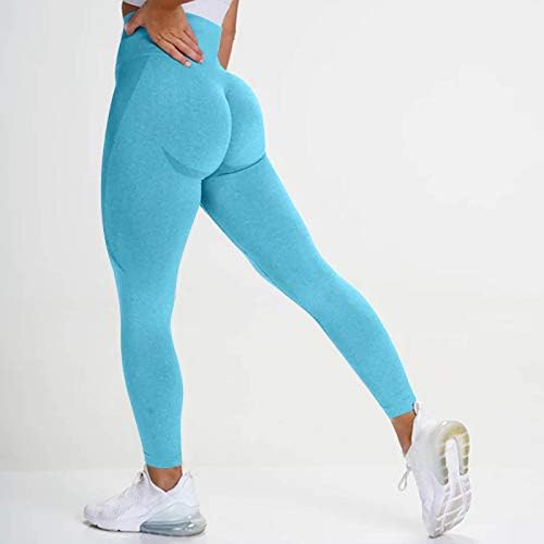 Yoga hlače Plus Size za žene 4X bešavne tajice za trening za podizanje stražnjice za žene yoga hlače visokog struka obložene jogom