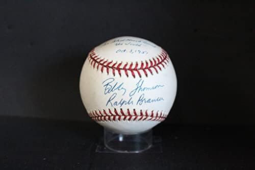 Bobby Thompson Ralph Branca potpisao je bejzbol autogram Auto PSA / DNA AM48747 - autogramirani bejzbol