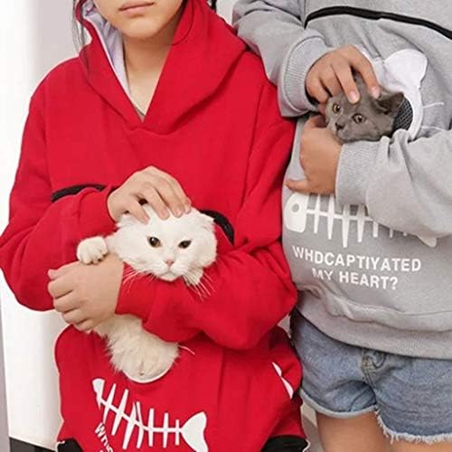 Mačja torbica Duks životinja Prozračna vrhova nosača za nošenje kapuljače za ženska majica za žene kratki rukav