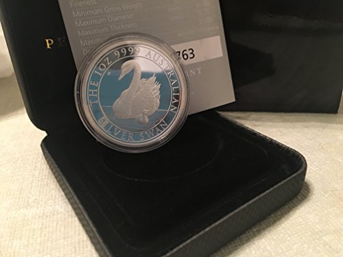 2018 P Australia Silver Swan $ 1 prodavač država Mint