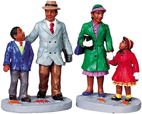 2009. odlazak u crkveni set od 2 afričke američke božićne figurice