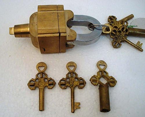 Mesing blagoslov: Glavni katanac - zaključavanje s ključem - mesinga - teško za otvaranje