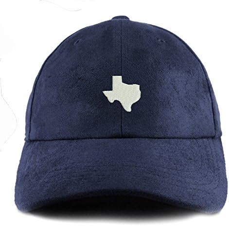 Trendy Prodavnica Odjeće Texas State Map Vezena Kapa Od Umjetne Antilop Kože Podesiva Kapa