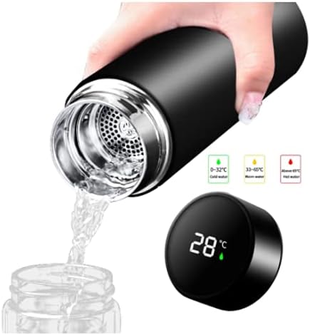 Nova energetska inteligentna nehrđajuća termos boca za flaše za temperaturu vakuumske tikvice dvostruko zidane kafe čaše za pametnu vodu poklone