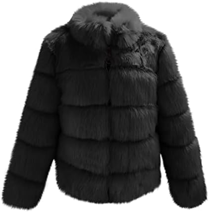 Ženski luksuzni kaput sa luksuznim šalom zimskim fluffnim krznom zadebljani kratki kardni kardigan jakna za naplatu od polje