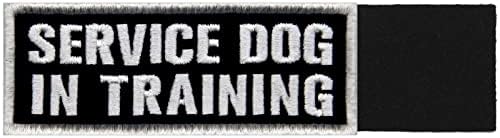 Servisni pas za planetu za rep u treninzima Vezerani prsluk / pojasevi znački pričvršćivač kuka i lop grb, 4 x 1,5 inča