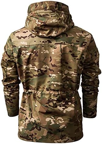Muška jakna, hladni aktivni kaputi s dugim rukavima muškarci zimske plus veličine džep camo vedmine jakne sa štandom13