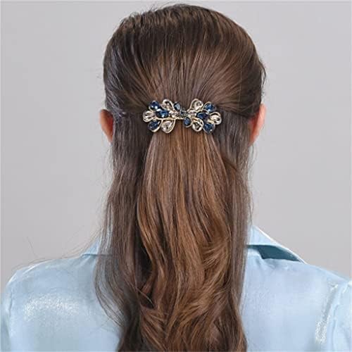 SDFGH Headdress Crystal Clip za kosu Ženska opruga za kosu za kosu luk horizontalni isječak Elegantna atmosfera