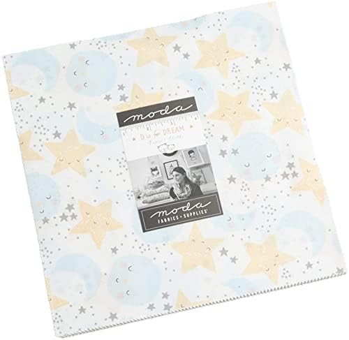 Moda Fabrics D je za Dream Layer Cake®, 42-10 precut fabric Quilt kvadrata od papira + tkanina, razne, 10 inča