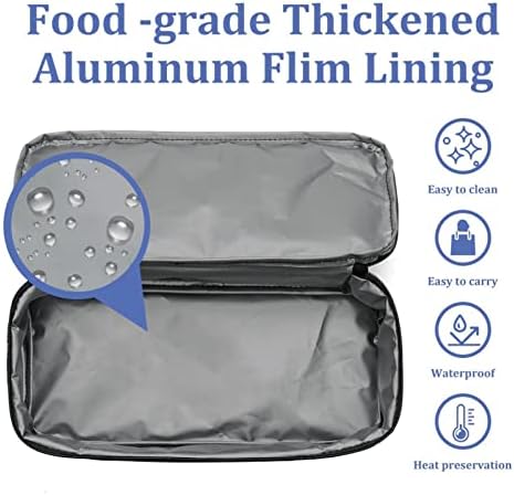 Tbouobt torba za ručak ženska izolovana termo kutija za ručak hladnjača torba za višekratnu upotrebu Organizator torba, pejzaž Sunrise