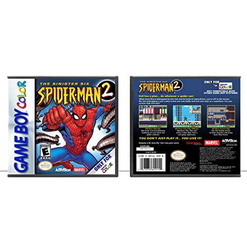 Spider-Man 2: Zlokobna Šestorka / Game Boy Boja - Samo Futrola Za Igru - Nema Igre