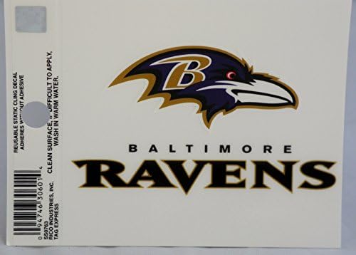 Baltimore Ravens prozor Cling naljepnica