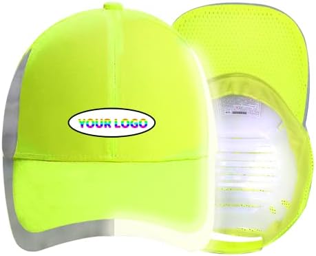 Yoweshop bejzbol kapa tvrdi šešir sa reflektirajućom trakom na otvorenom sunčanom šeširom Prilagodite svoj logo