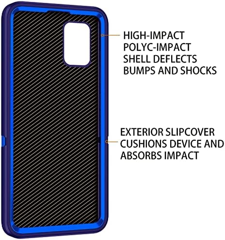 Mieziba za Galaxy A71 5g, otporan na udarce otporan na prašinu, troslojna zaštita od cijelog tijela, teška kućišta visoke udarce za