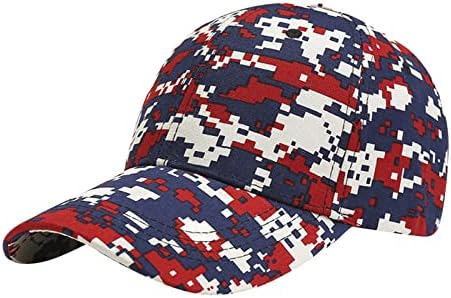 SSDXY Camo bejzbol šešir žene ženske bejzbol kape ljetni maskirni kamuflažni navlaka ukventovani pamučni podesivi kapu za tatu
