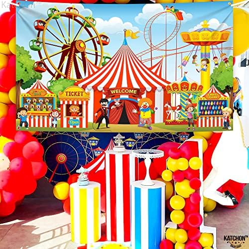 KatchOn, Karneval pozadina za karneval dekoracije-XtraLarge, 72x44 Inch | karneval tema dekoracije Party | Karneval Banner, Cirkus Tema Party Dekoracije, Cirkus dekoracije | Cirkus Banner