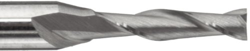Melin alat AMG-M-M karbidni kvadratni nosni mlin, Metrički, Neprevučena završna obrada, 30 stepeni spirale, 2 Flaute, Ukupna dužina
