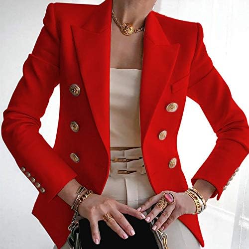 Blazer jakne za žene radne kancelarijske jakne odjeća s dugim rukavima jakna s dugim rukavima Ljetni trendi blaženci