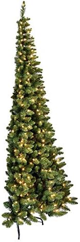 Vickerman 5,5 'kapela pine umjetna božićna polovina, bistra Durat-lit svjetla - Faux kapela božić za božić - sezonski unutarnji kućni