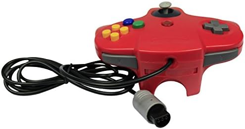 Donop RED 2 paketa klasična žičana dugačka ručka Gaming D Pad džojstik kontroler palca za Nintendo 64 N64 konzola za igru (Crvena