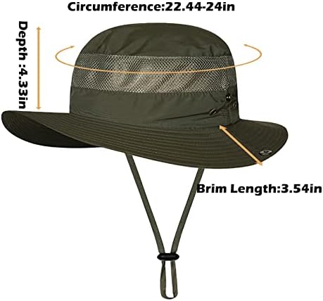 Ribolovni šešir za muškarce, sunčani šešir široki ručni kašit Sklopivi vanjski planinarenje Vrt Safari Beach Sun Hat